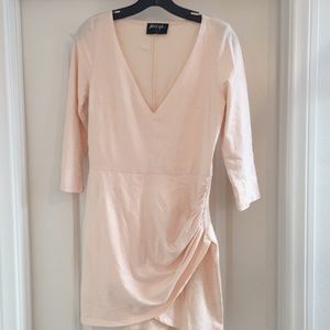 Peach Colored Spandex Dress
